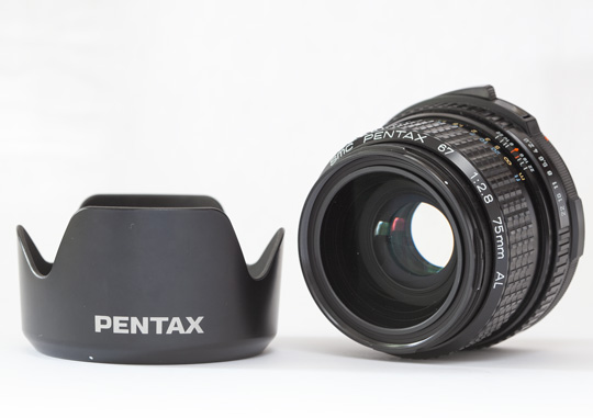 y^bNX SMC PENTAX67 75mm F2.8 AL Â̏iʐ^